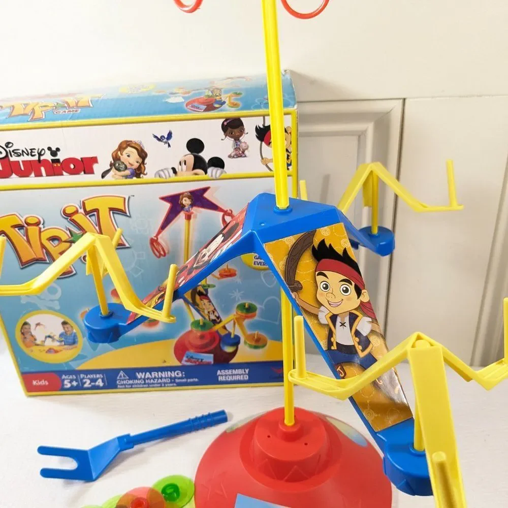 Disney Junior Tip It Balancing Game Mickey Mouse Doc McStuffins JR 2014 Cardinal